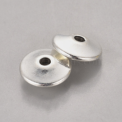 Tibetan Style Alloy Bead Spacers, Disc, Antique Silver, Lead Free & Cadmium Free, 11.5x11.5x4.5mm, Hole: 1.5mm(X-LF10888Y)