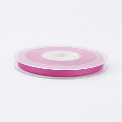 Double Face Matte Satin Ribbon, Polyester Satin Ribbon, Orchid, (1/4 inch)6mm, 100yards/roll(91.44m/roll)(SRIB-A013-6mm-187)
