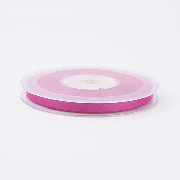 Double Face Matte Satin Ribbon, Polyester Satin Ribbon, Orchid, (1/4 inch)6mm, 100yards/roll(91.44m/roll)