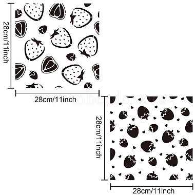 2piezas 2 estilos de plantillas para pintar dibujos huecos para mascotas(DIY-WH0411-016)-3