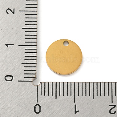 Ion Plating(IP) 304 Stainless Steel Pendants(FIND-M017-02G-M)-3
