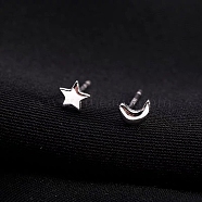 Alloy Earrings for Women, Star, 10mm(FS-WG98937-22)