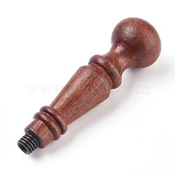 Pear Wood Handle, for Wax Seal Stamp, Wedding Invitations Making, BurlyWood, 7.4x2.2cm, Inner Diameter: 7.5mm(AJEW-WH0121-35B)