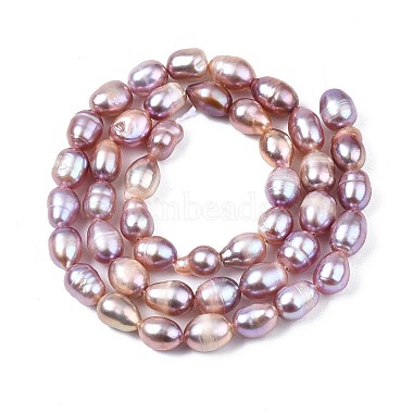 Natural Cultured Freshwater Pearl Beads Strands(PEAR-N012-06A)-4