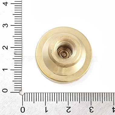 Texture Theme Roung Brass Stamp Head(AJEW-M036-06I-G)-4