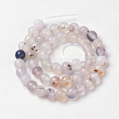 Natural Agate Beads Strands(G-J376-06-8mm)-2