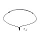 Регулируемое корейское изготовление ожерелья из вощеного полиэстера(AJEW-JB00510-01)-1
