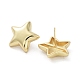 Star Brass Stud Earrings(EJEW-M245-15G)-2