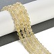 Natural Lemon Quartz Beads Strands(G-H062-A01-01)-2