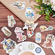 Gorgecraft Retro Easter Theme Paper Adhesive Stickers(EAER-GF0001-01)-4