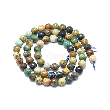 Chapelets de perles en chrysocolle et lapis lazuli naturelles(G-F715-105A)-2