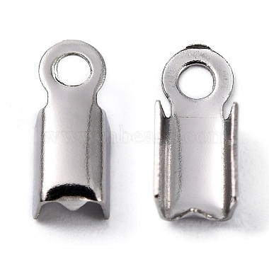 304 Stainless Steel Folding Crimp Ends(STAS-R063-29)-2