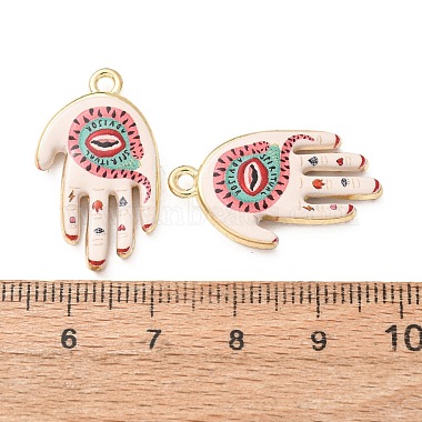 Religion Printed Alloy Pendants(AL-CBA7256-24G)-3