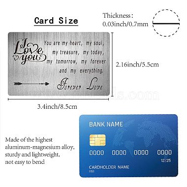 Rectangle 201 Stainless Steel Custom Thermal Transfer Wallet Card(DIY-WH0252-033)-2