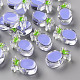 Transparent Enamel Acrylic Beads(TACR-S155-002J)-1