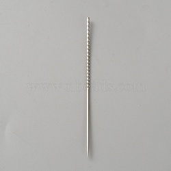 Carton Steel Needles, DIY Sewing Supplies, Stainless Steel Color, 76x1.3x1.1mm(FIND-WH0148-773)