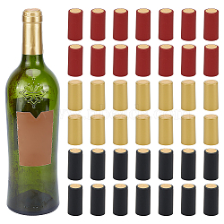 WADORN PVC Heat Shrinkage Film, Red Wine Sealing Film, Column, Cork & Plastic Bottle Stopper, Mixed Color, 29~61x26.5~30mm, 30pcs/style(DIY-WR0004-22)