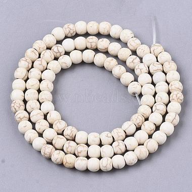 Synthetic Magnesite Beads Strands(TURQ-S192-4mm-1)-2