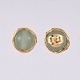 Natural Green Aventurine Ball Stud Earrings(EJEW-JE03980-04)-4