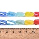 plaquer des brins de perles de verre opaques(EGLA-N022-10B-B01)-4