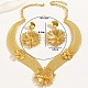 Flower Iron Wedding Jewelry Sets for Women(MH3455-1)-3