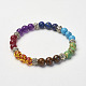 Mixed Gemstone Beaded Stretch Bracelets(BJEW-P071-01)-1