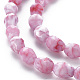 Opaque Baking Painted Glass Beads Strands(EGLA-N006-007)-4