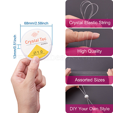12Roll 6 Style Round Crystal Elastic Stretch Thread(EW-YS0001-01)-4