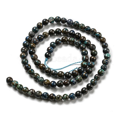 Natural Chrysocolla Beads Strands(G-A219-A04-01)-2