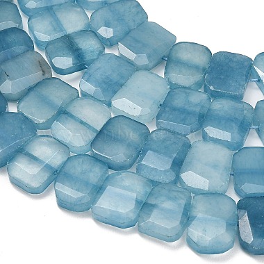 abalorios de jade blanco naturales strands(G-C285-A01-01)-3