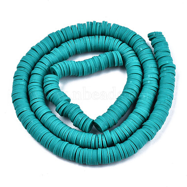 Handmade Polymer Clay Beads Strands(CLAY-R089-6mm-116)-2