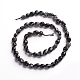 Natural Snowflake Obsidian Beads Strands(G-D0002-B19)-2