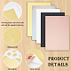 35Pcs 5 Colors A4 Rectangle Metallic Craft Paper Cards(DIY-CP0010-14)-6