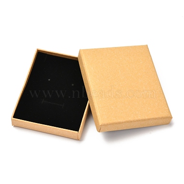Gold Rectangle Paper Jewelry Box