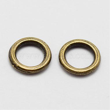 Antique Bronze Ring Alloy Closed Jump Rings