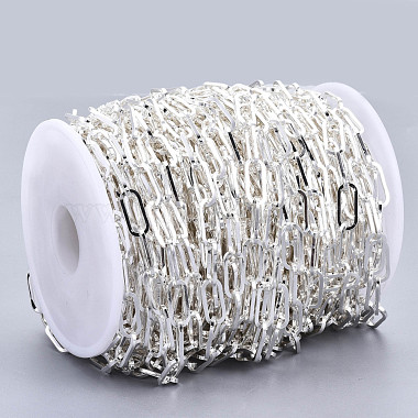 304 Stainless Steel Paperclip Chains(CHS-N001-09S)-3