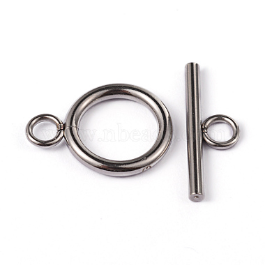 304 Stainless Steel Ring Toggle Clasps(STAS-L176-12P)-2