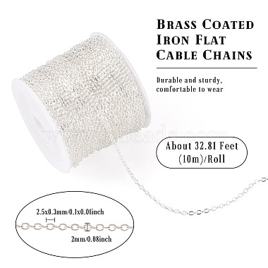 Brass Coated Iron Flat Cable Chains(CH-TAC0007-02S)-13