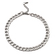 304 Stainless Steel Cuban Link Chain Necklace(BJEW-B072-04P)-1