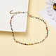 Glass Beaded Double Layer Necklaces(NJEW-JN03415)-5