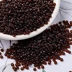 MIYUKI Round Rocailles Beads, Japanese Seed Beads, (RR134) Transparent Dark Topaz, 8/0, 3mm, Hole: 1mm, about 2111~2277pcs/50g(SEED-X0055-RR0134)