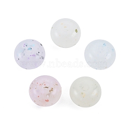 Marbled Stone Style Opaque Acrylic Beads, Abacus, Mixed Color, 13.5x8.5mm, Hole: 2.8mm(OACR-G009-10)