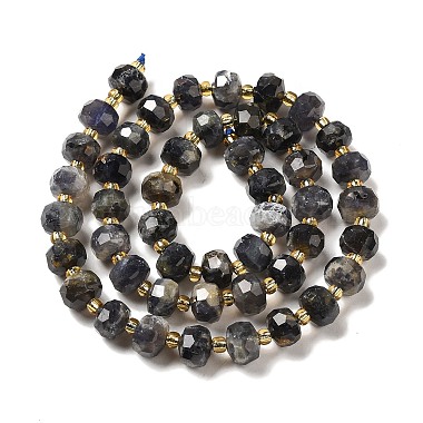 Natural Iolite Beads Strands(G-P508-A12-01)-3