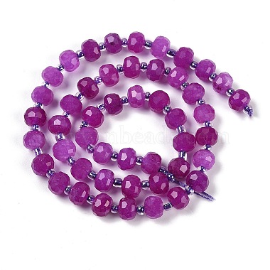 Natural Dyed White Jade Beads Strands(G-H057-A20-03)-3