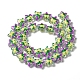abaloríos de murano que hechos a mano de cristal strands(LAMP-K037-15B)-2