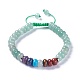 Bracelets réglables de perles tressées avec cordon en nylon(BJEW-F369-C07)-1