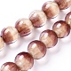 Lampwork Silver Foil Glass Beads Strands(FOIL-G028-01E)-1