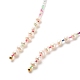 Natural Pearl & Glass Seed Beaded Rope Knot Multi Layered Necklace for Women(NJEW-JN03908-01)-5