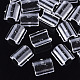 Transparent AS Plastic Base Buckle Hair Findings(FIND-T064-005B)-1
