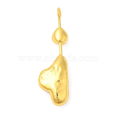 Golden Plated Brass Big Pendants(KK-M251-08G)-3